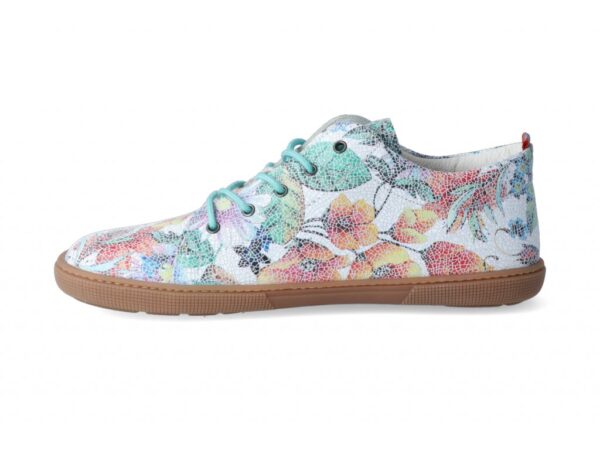 BAREFOOT TENISKY KOEL4KIDS - LADY WHITE FLOWERS