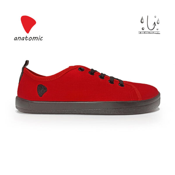 ANATOMIC TENISKY starter water-repellent AR09C červené s černou podrážkou